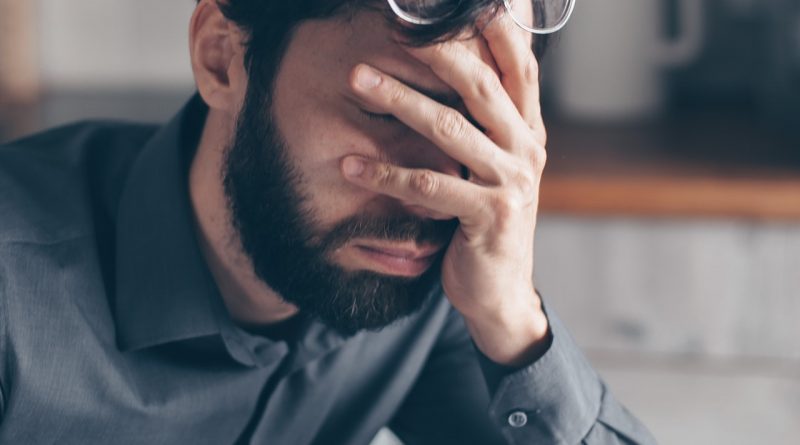 Une personne anxieuse