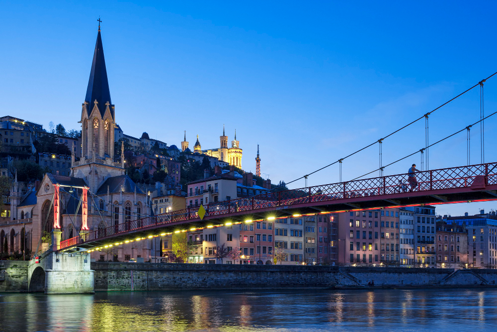 Vue de la ville de Lyon