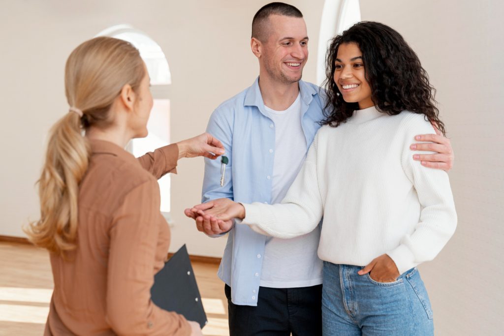 remise des clés d'un maison