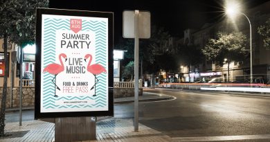 affiche dans la rue
