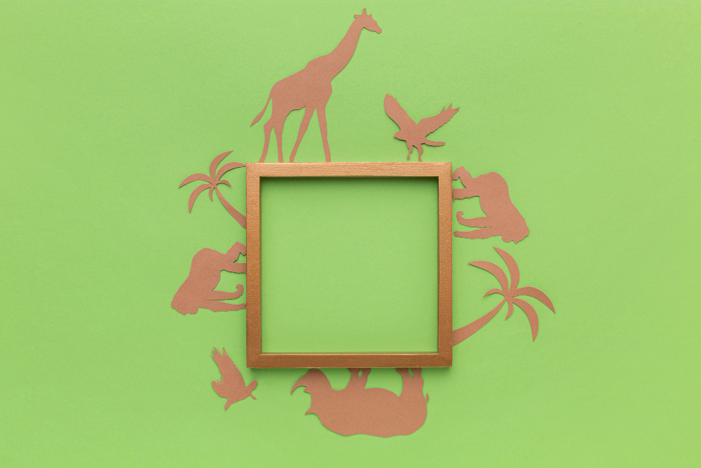 tableau girafe