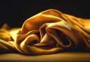 tissu doré représentant le luxe