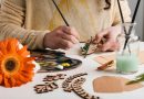 une personne en art appliqué
