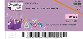 Un chèque cadeau Shopping Pass