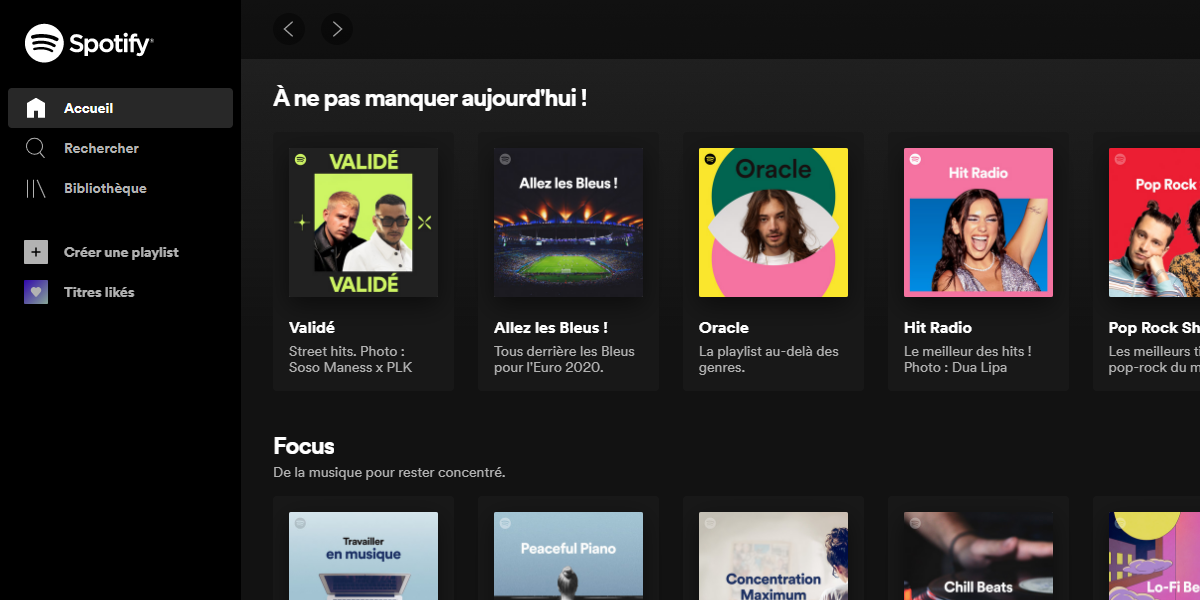 web spotify player