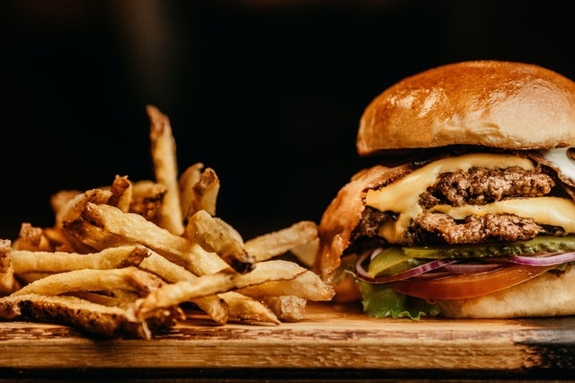 Hamburger et- frites