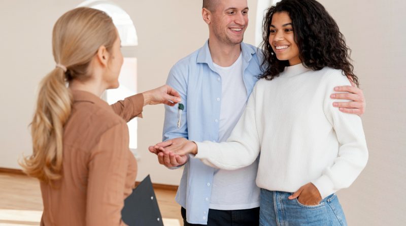 remise des clés d'un maison