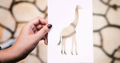 tableau girafe