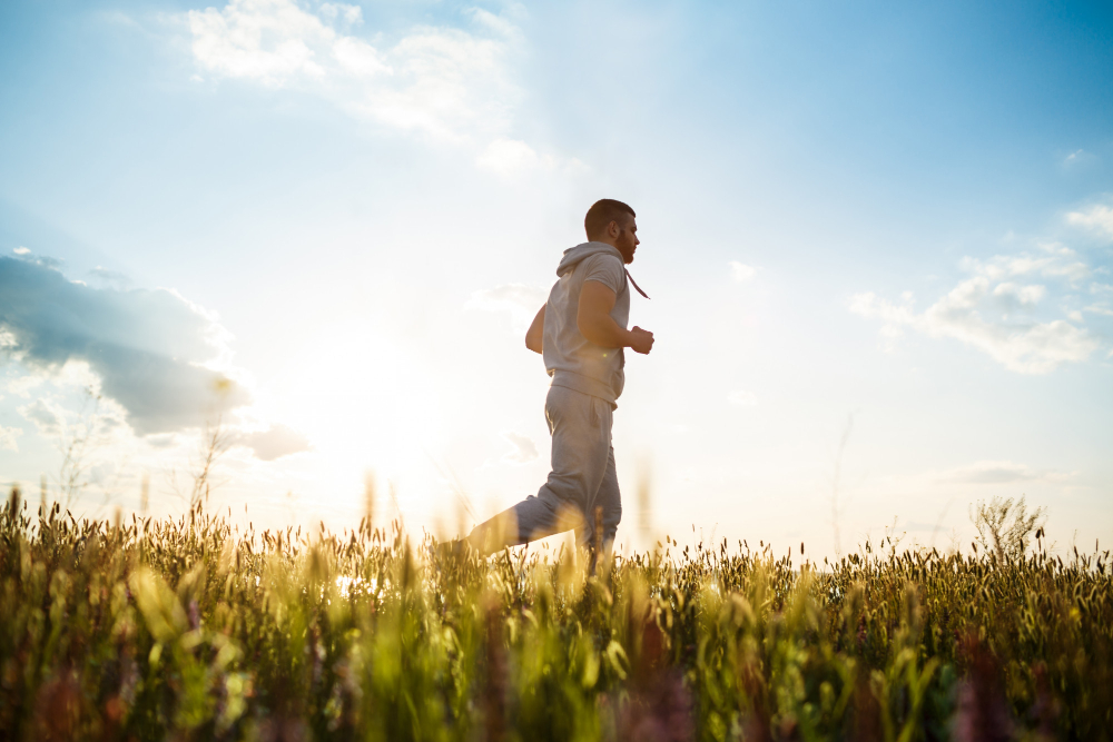 homme qui fait du jogging