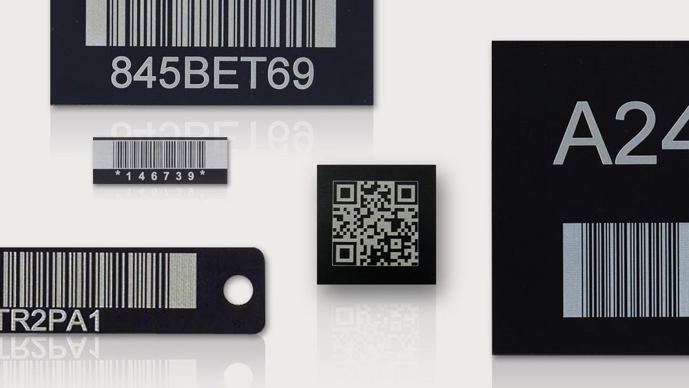 plaque sur mesure qr code