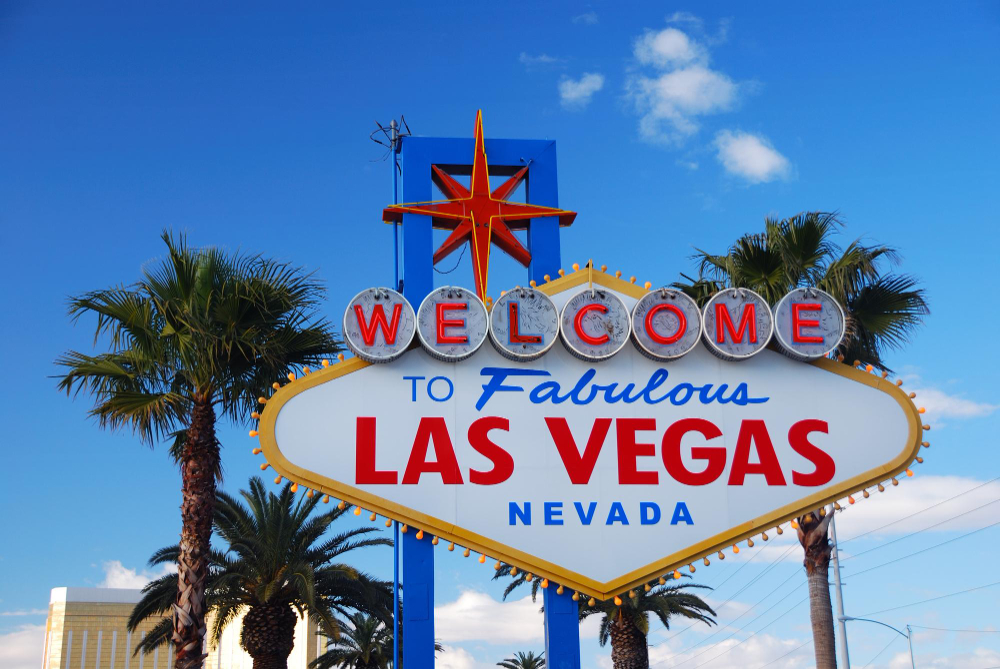 vue d'un panneau indiquant Casino à Las Vegas
