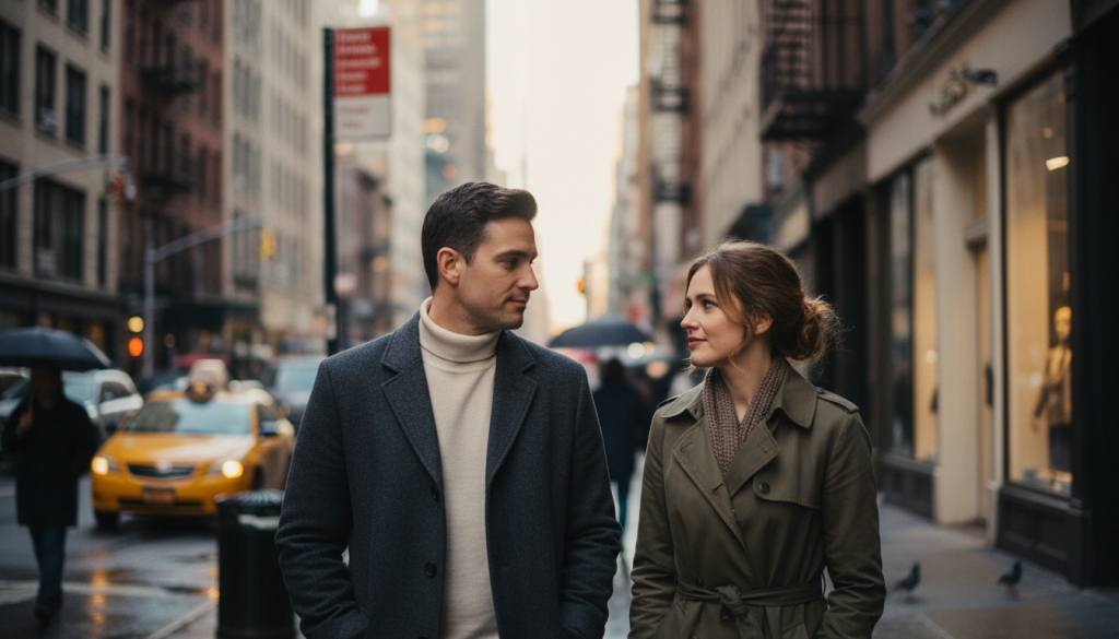 découvrez les pensées intimes et secrètes d'un homme lorsqu'il croise le regard captivant d'une femme, entre émotions et mystères.